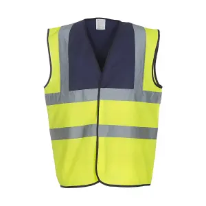 Yoko Adults Unisex Two Tone Cl 1 Reflective Jacket