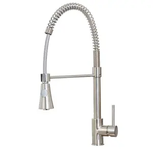 Target Pull Out Spray Kitchen Tap Brushed Nickel Finish