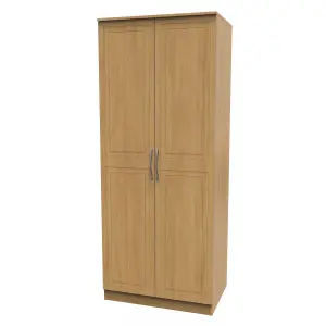 Stafford 2 Door Wardrobe in Modern Oak (Ready Assembled)