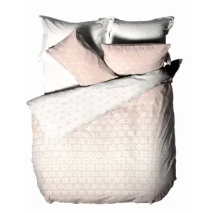 furn. Tessellate Geometric Reversible Duvet Cover Set