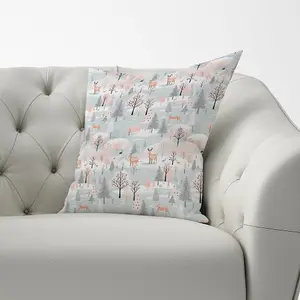 Orange Crab On A Beach Holiday Cushions 60cm x 60cm