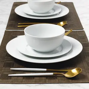 Reshod 24 Piece Porcelain China Dinnerware Set - Service for 8