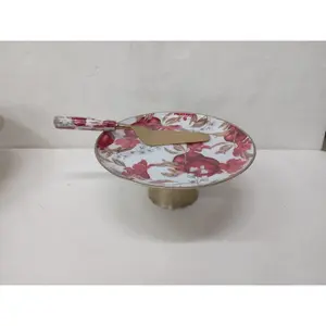 Iron Floral Cake Stand