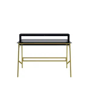 Morgan Writing Desk in Black & Gold