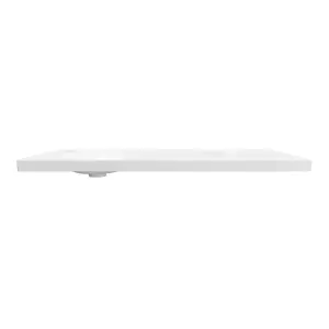 GoodHome Kentia Matt White Rectangular Vanity Basin (W)100.6cm