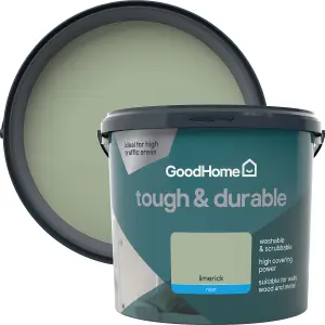 GoodHome Tough & Durable Limerick Matt Emulsion paint, 5L