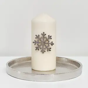 Melody Maison Silver Snowflake Candle Pin