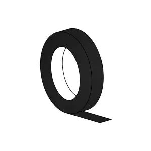 Premium Kitchens Ethos Black Edging tape, (L)1m (W)19mm