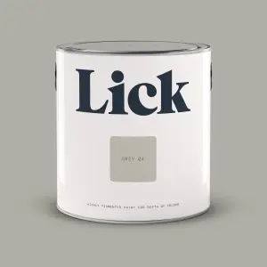 Lick Grey 04 Matt Emulsion paint, 2.5L