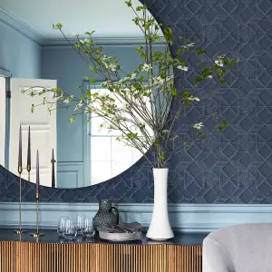 Fine Decor FD26017 Moki Wallpaper, Blue