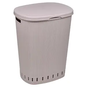 Artic Plastic Laundry Basket Pink