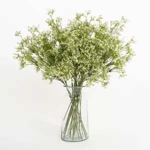 Blooming Artificial - Multi-Pack of Artificial Gypsophilia Stems - Indoor Use