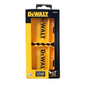 Dewalt DT70800 Small Tough Case Storage Box Drill Bits Pozi PZ2 PH2 - Twin Pack