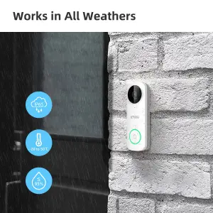 Imou DB61i 2K Wired Video Doorbell