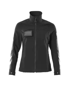 Mascot Accelerate Ladies Ultimate Stretch Light Work Jacket (Black)  (Small)