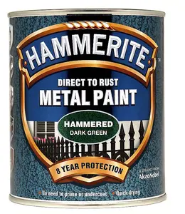 Hammerite - Hammered Direct To Rust Metal Paint- 2.5L - Dark Green