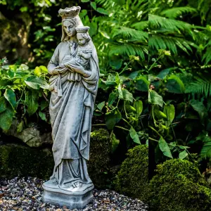 Mary and Child Stone Statue / Memorial