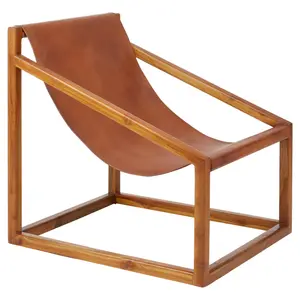 Interiors by Premier Kendari Brown Cubic Frame Chair