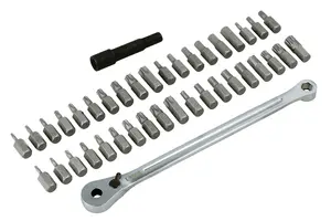 Laser Tools 8770 40pc Low Profile Ratchet & Bit Set