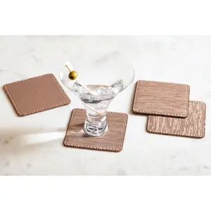 Maison by Premier Knightsbridge Set Of 4 Square Coasters