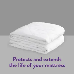 Slumberdown Cosy Nights Mattress Protector, Single