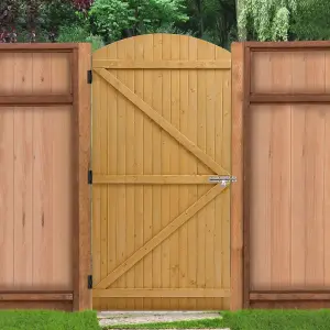 Garden Gate Pine Wooden Semi Side Opening Gate Semi Braced H 210 cm x W 105 cm