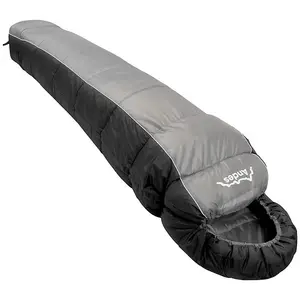 Andes Nevado 300 Sleeping Bag - BLACK/GREY