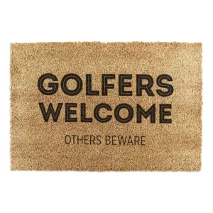 Golfers Welcome Others Beware Doormat (90 x 60cm)