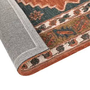 Wool Area Rug 200 x 200 cm Multicolour GELINKAYA