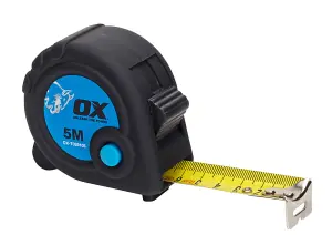 5m/16ft Tape Measure - Metric/Imperial 25mm Wide Blade