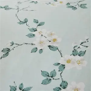 Dunelm Edith Duck Egg Floral Reversible Duvet Cover And Pillowcase Set, Floral, Size: Single, Blue, Duck Egg, Polycotton