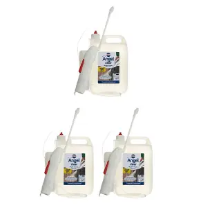 Nilco Angel Clear 15L Mould Algae Remover Cleaner Walls Tiles PVC Patios 3x 5L