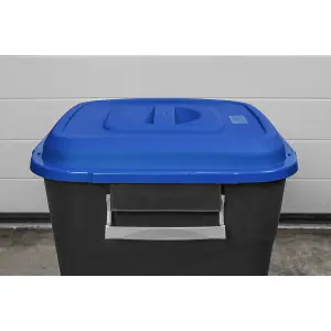 Sealey Durable Refuse Storage Bin Suitable For Outdoor Use 75 Litres Blue BM75B