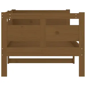 Berkfield Day Bed Honey Brown Solid Wood Pine 80x200 cm