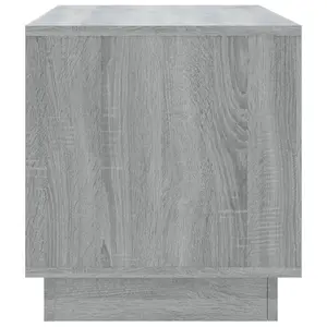 Berkfield TV Cabinet Grey Sonoma 102x41x44 cm Engineered Wood