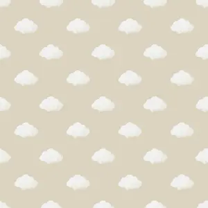 Galerie Little Explorers 2 Beige Cloud Wallpaper Roll