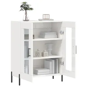 Stonefort Display Cabinet High Gloss White