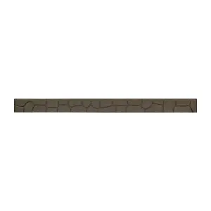 Border Stone Garden Edging  1.2m in Earth - Pack of 5