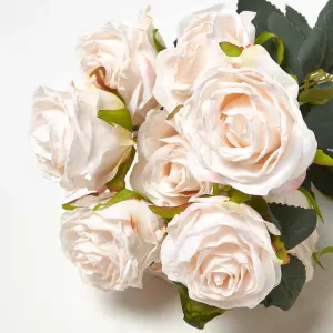 Homescapes Artificial Bouquet of Ivory Roses