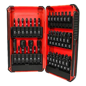 Timco - Impact Driver Bit Set - Case (Size 49pcs - 49 Pieces)