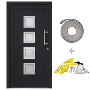 Efimenko Front Door Anthracite / Right Handing / 200cm H x 98cm W x 7cm D