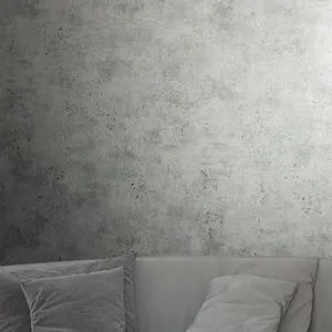 Galerie Urban Textures Metallic Grey Abstract Plain Texture Wallpaper Roll