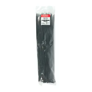 Timco - Cable Ties - Black (Size 4.8 x 430 - 100 Pieces)