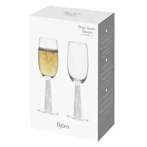 Björn Champagne Flutes (Set of 2)