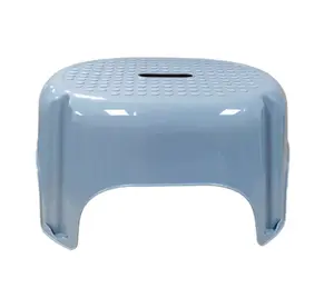 Large Grey Step Stool Anti Slip Single Household Step Stool Seat