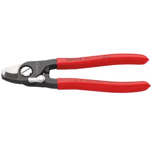 Draper Knipex 95 41 165SBE Copper or Aluminium Only Cable Shear with Sprung Handles, 165mm 82576