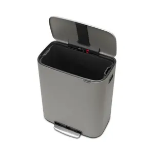 Brabantia Bo 60 Litre Pedal Bin Concrete Grey