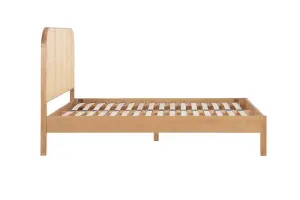 Birlea Margot Double Rattan Bed Oak