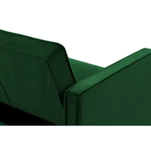 Bosco 3 Seater Velvet Reclining Sleeper Green Velvet