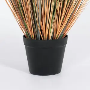 Blooming Artificial - 60cm / 2ft Green / Brown Artificial Carex Grass